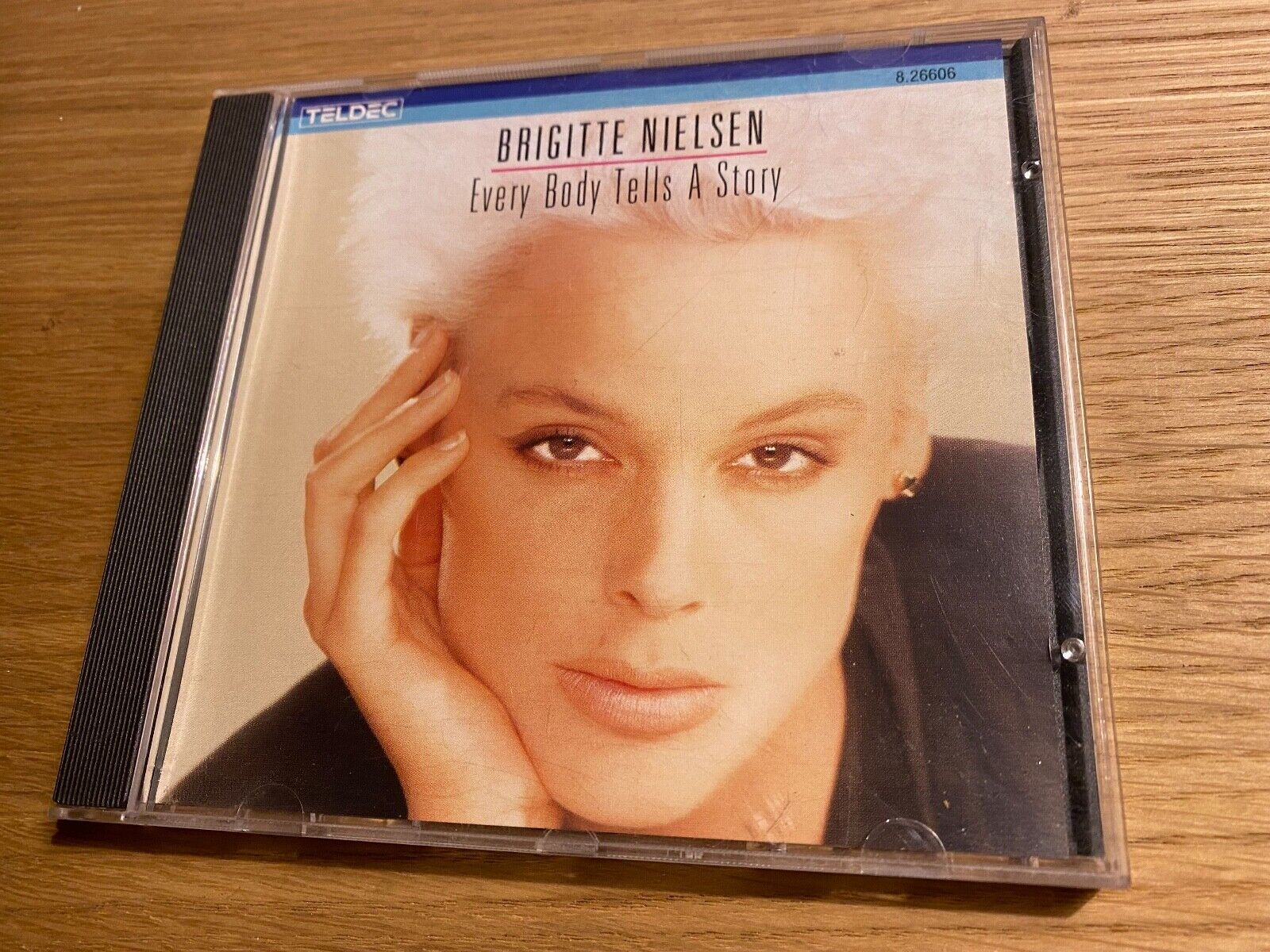 BRIGITTE NIELSEN "EVERY BODY TELLS A STORY" 1987 CD ALBUM 10 TRACK CD TELDEC AAD