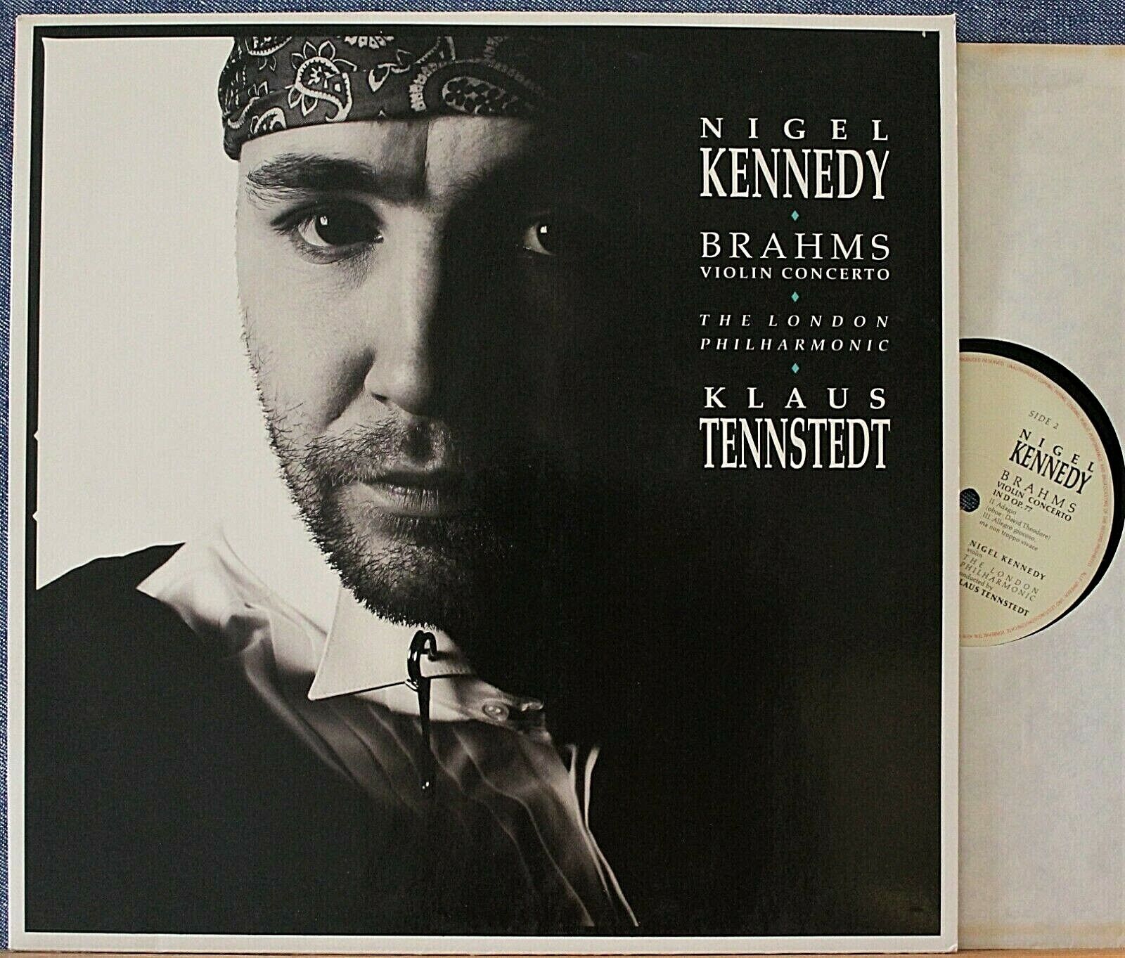 Kennedy; Tennstedt Brahms (Violin concerto) EMI 7 54187 dig NM