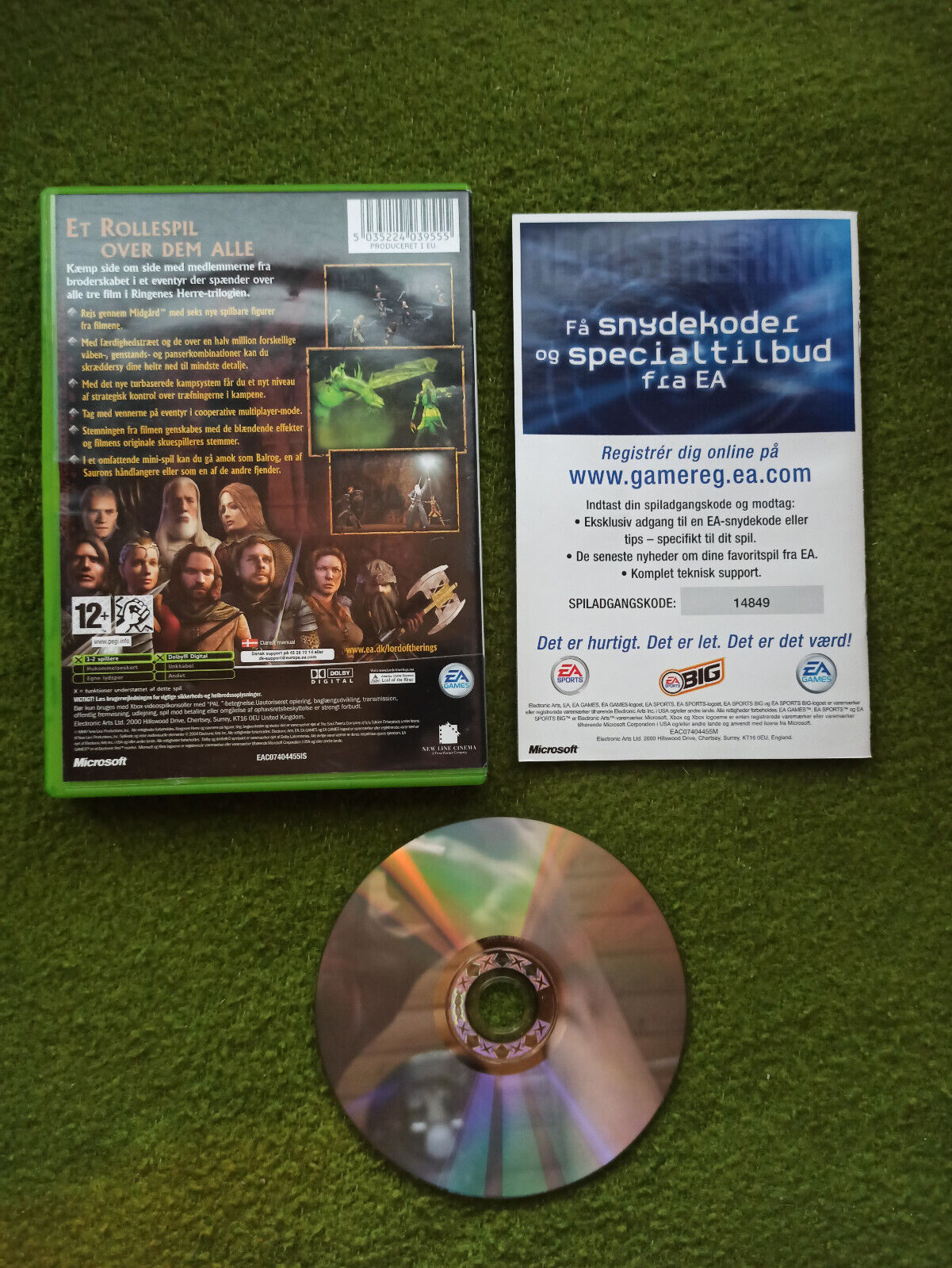 *Microsoft Xbox* The Lord of The Rings: The Third Age CIB - PAL