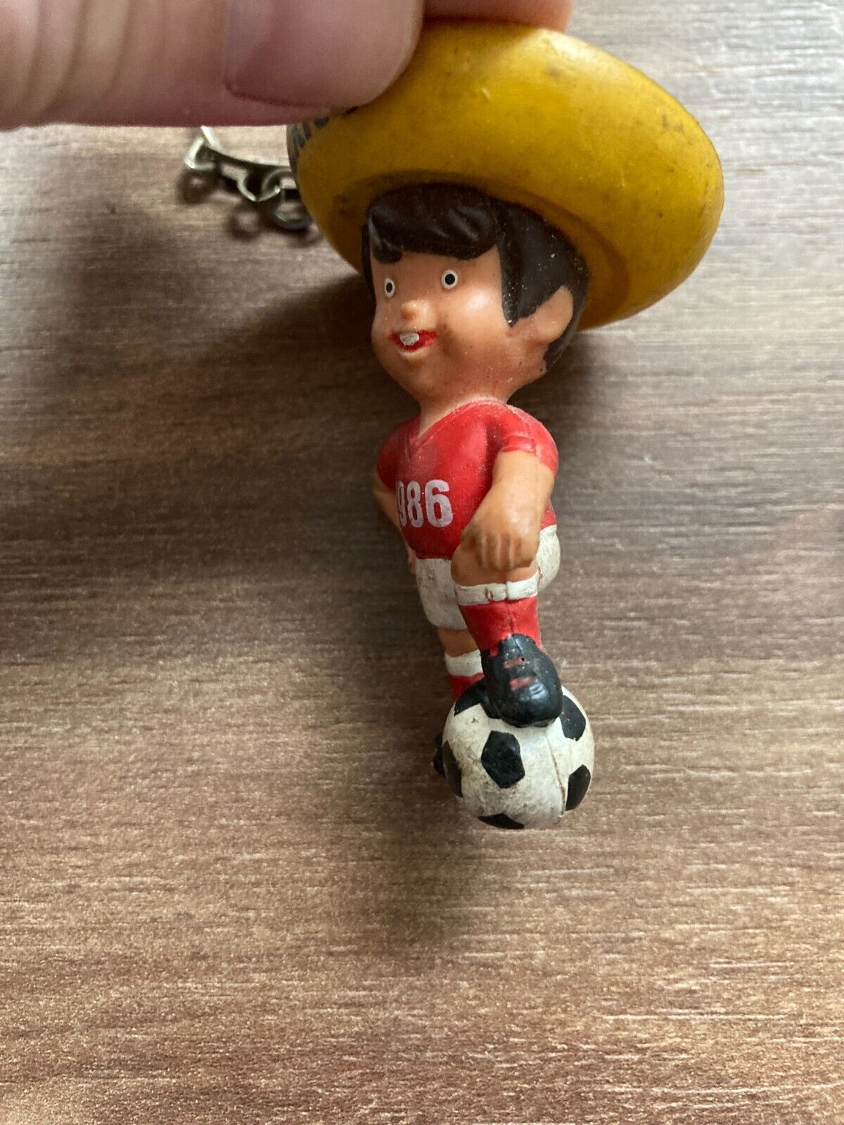 1986 Mexico Football FIFA World Cup - Original Vintage Key Ring Chain