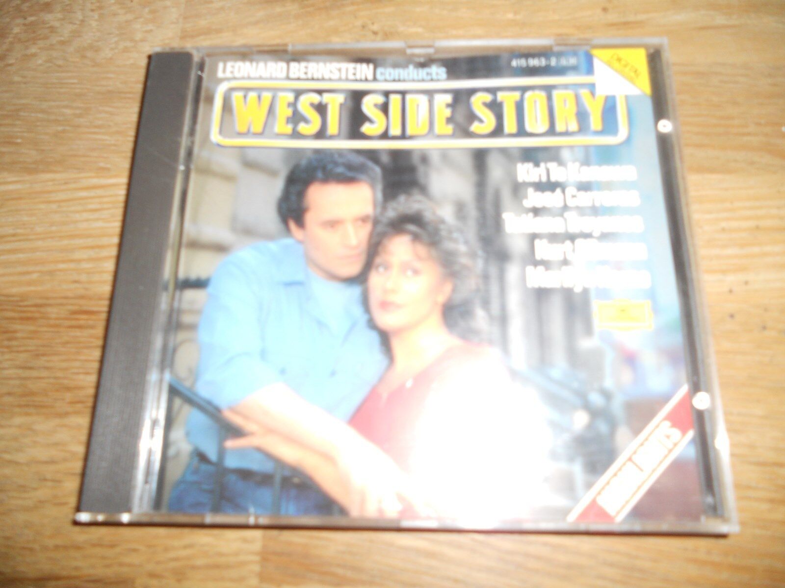 LEONARD BERNSTEIN CONDUCTS "WEST SIDE STORY" DEUTSCHE GRAMMOFON 1985 DIGITAL DDD