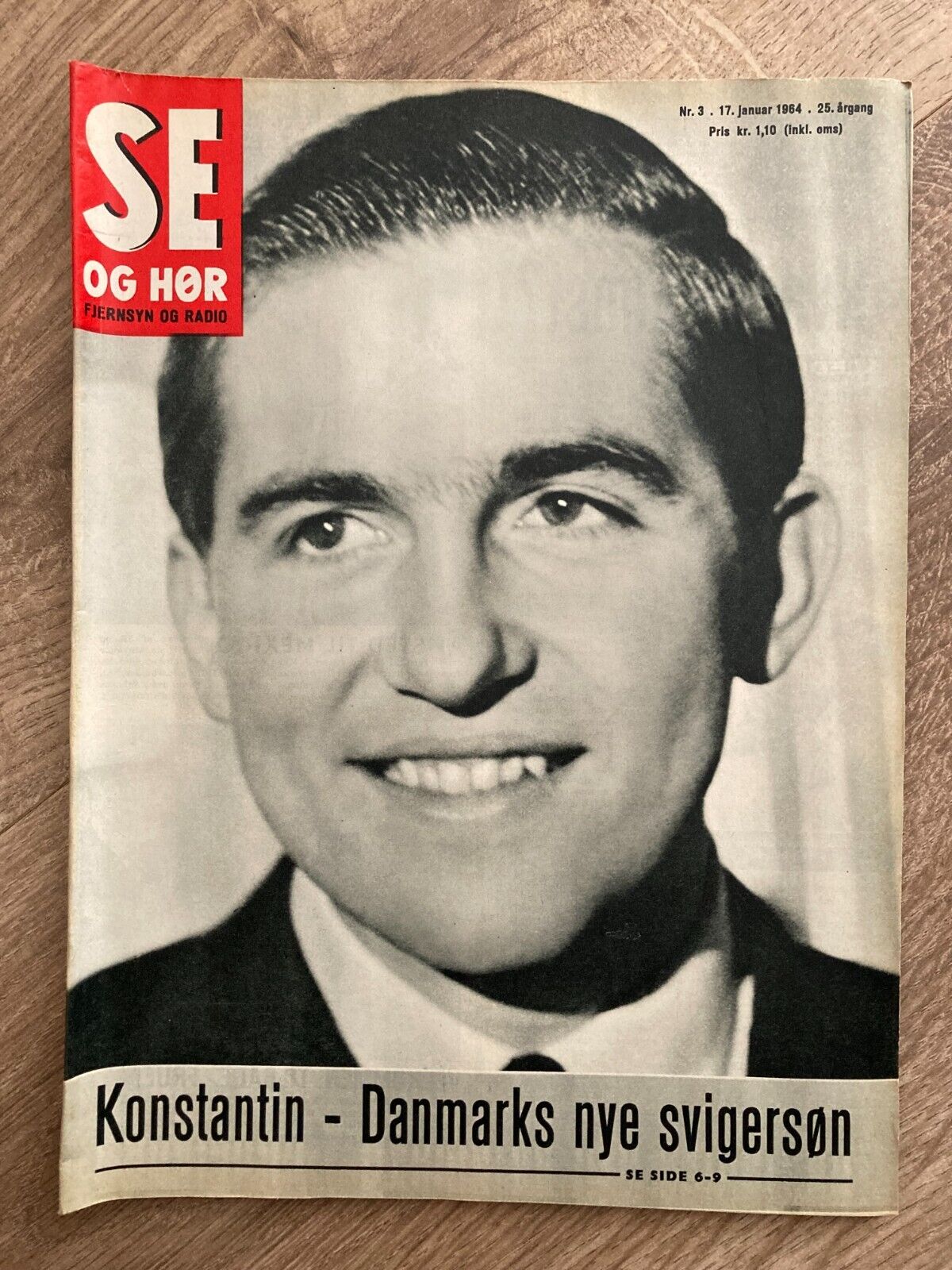 Greek King Constantine Queen Anne-Marie Danish Magazine 1964 Se og Hør