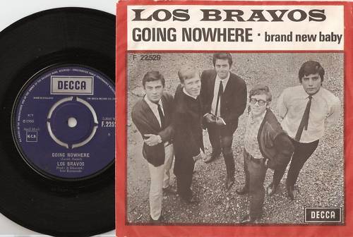 LOS BRAVOS GOING NOWHERE DANISH PS+45 1966 MOD FREAKBEAT PSYCH GARAGE