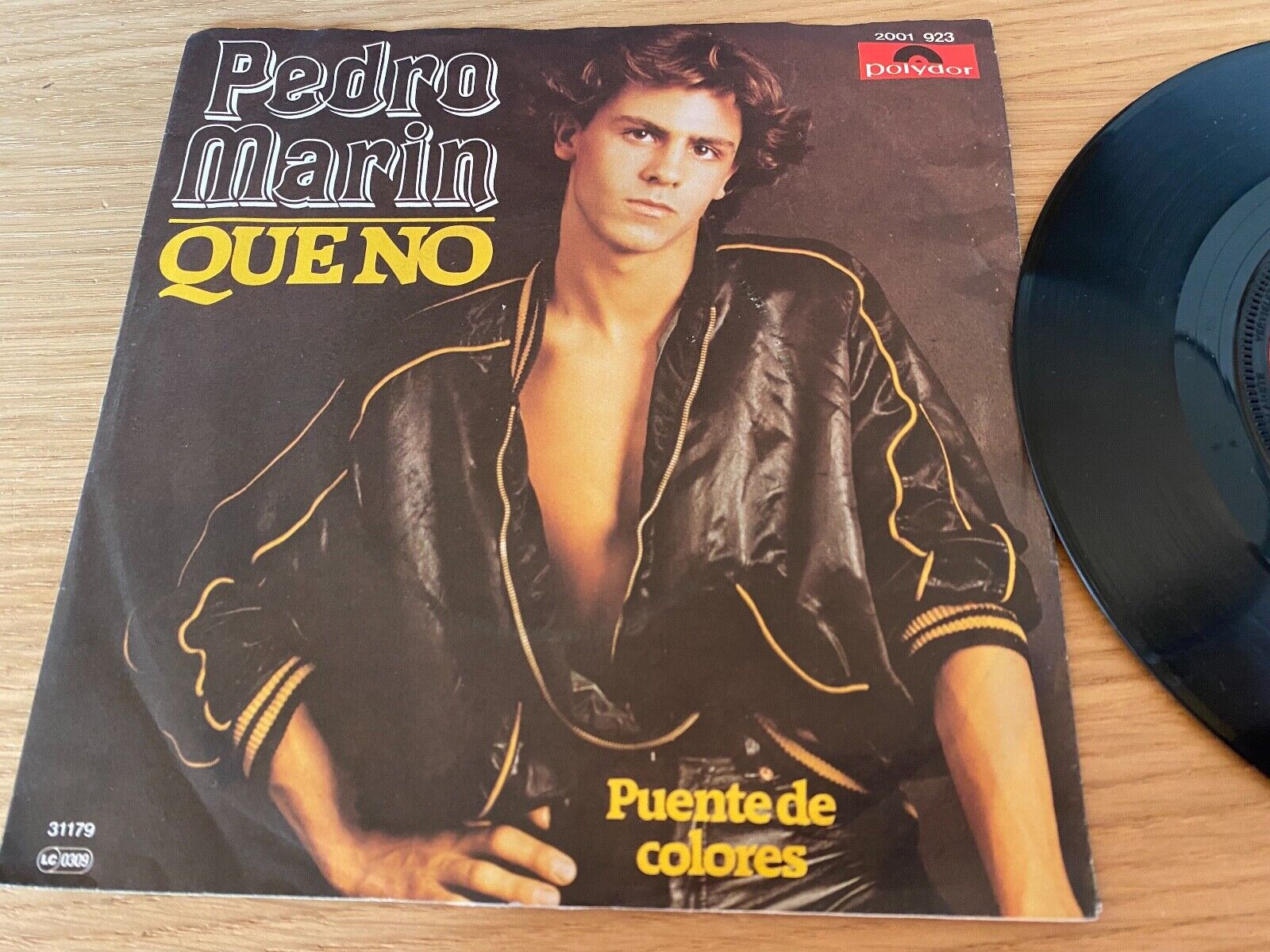 PEDRO MARIN "QUE NO/PUENTE DE COLORES" 1979 POLYDOR RECORDS HISPAVOX SA GERMANY