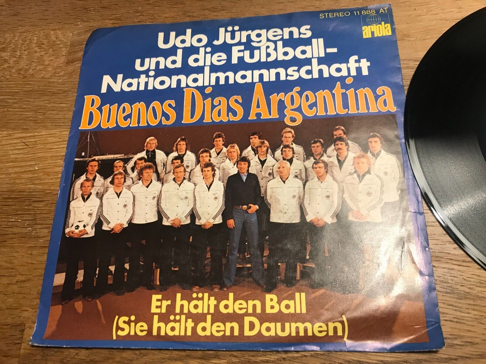 UDO JÛRGENS UND DIE FUSSBALL NATIONALMANNSCHAFT "BUERNOS DIAS ARGENTINA" GERMANY