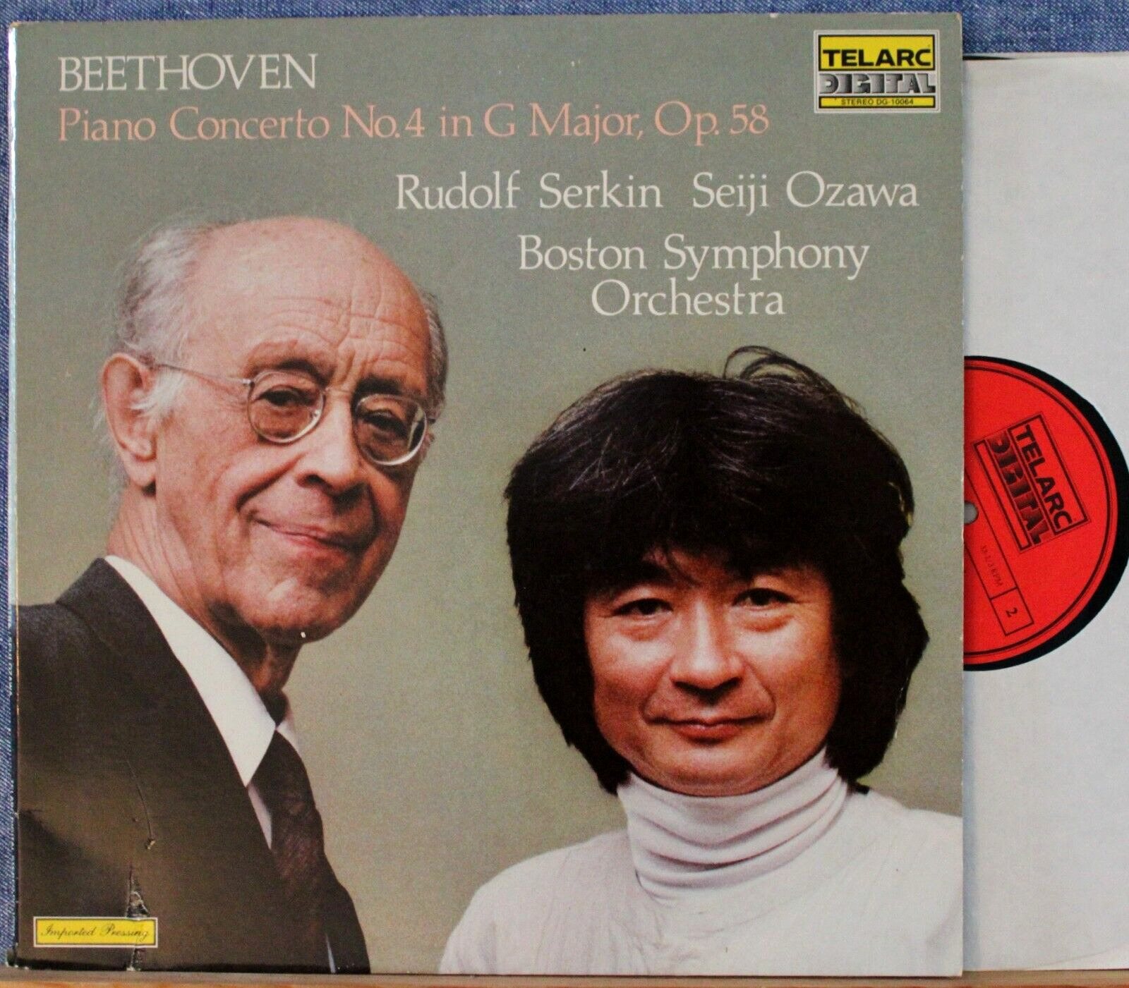 Serkin; Ozawa Beethoven (Piano concerto 4) Telarc DG 10064 dig NM