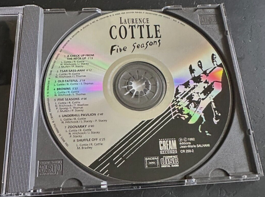 LAURENCE COTTLE ''FIVE SEASONS'' - CD -  JAZZ FUSION!