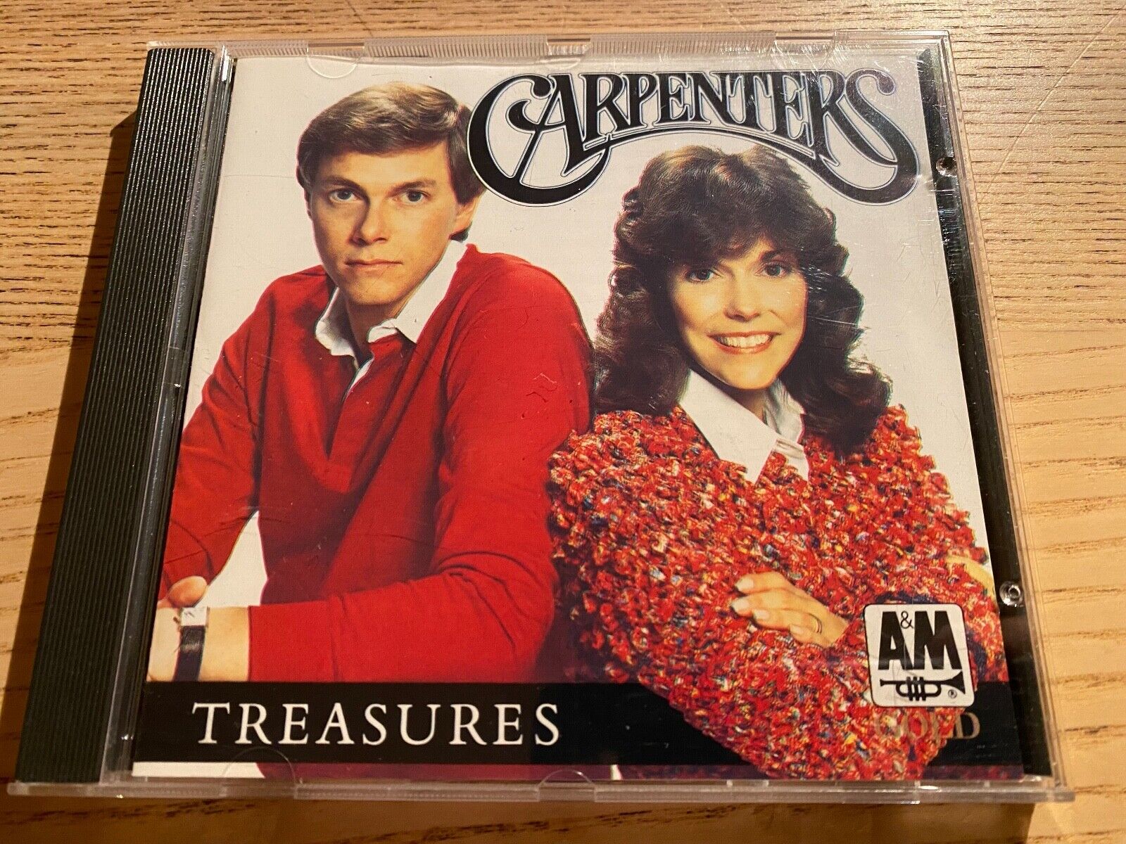 CARPENTERS "TREASURES" 1992 AAD CD 16 TRACKS A  M GOLD PICKWICK UNITED KINGDOM*