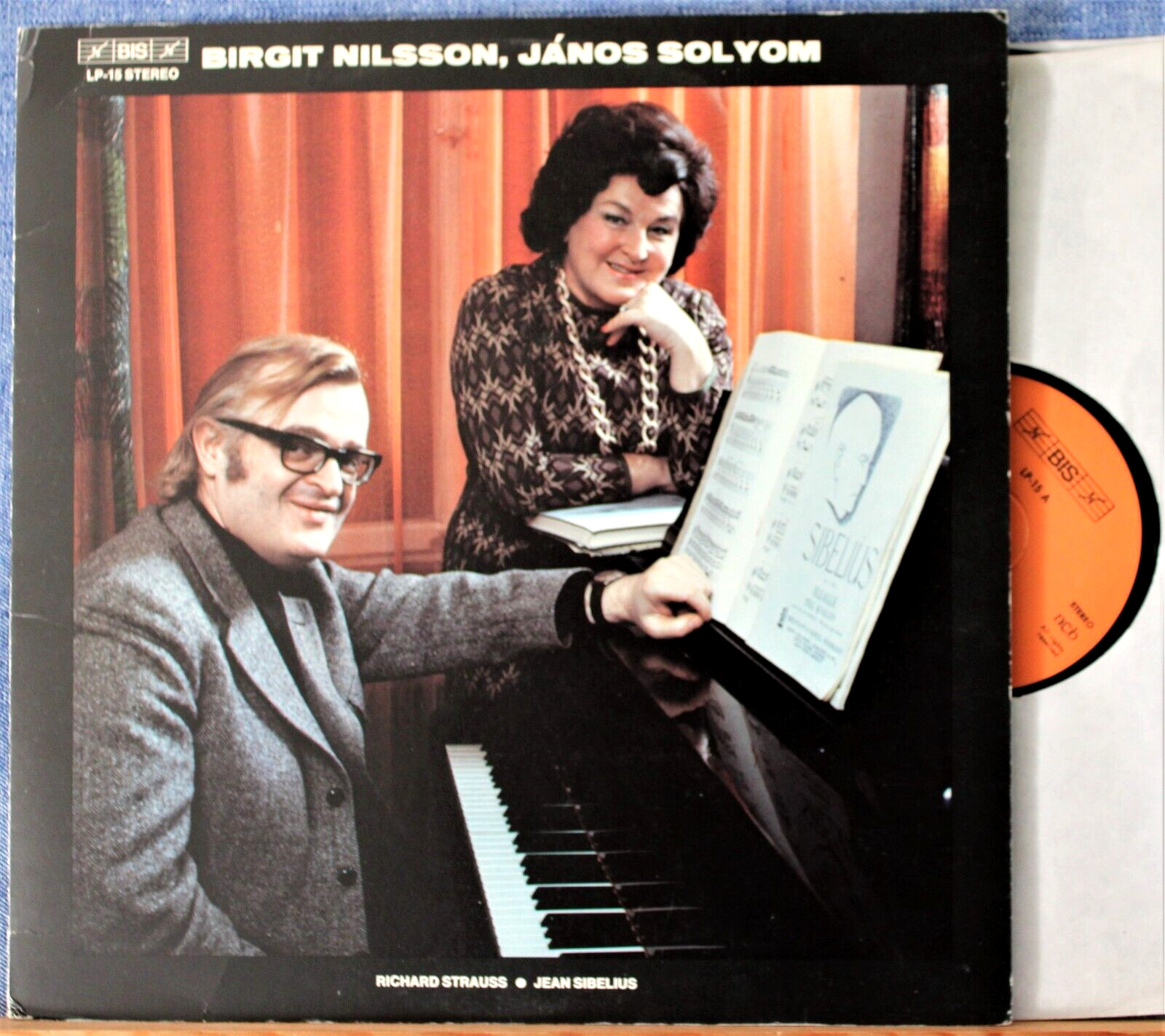 NIlsson; Solyom Strauss + Sibelius (Lieder) BIS LP-15 NM