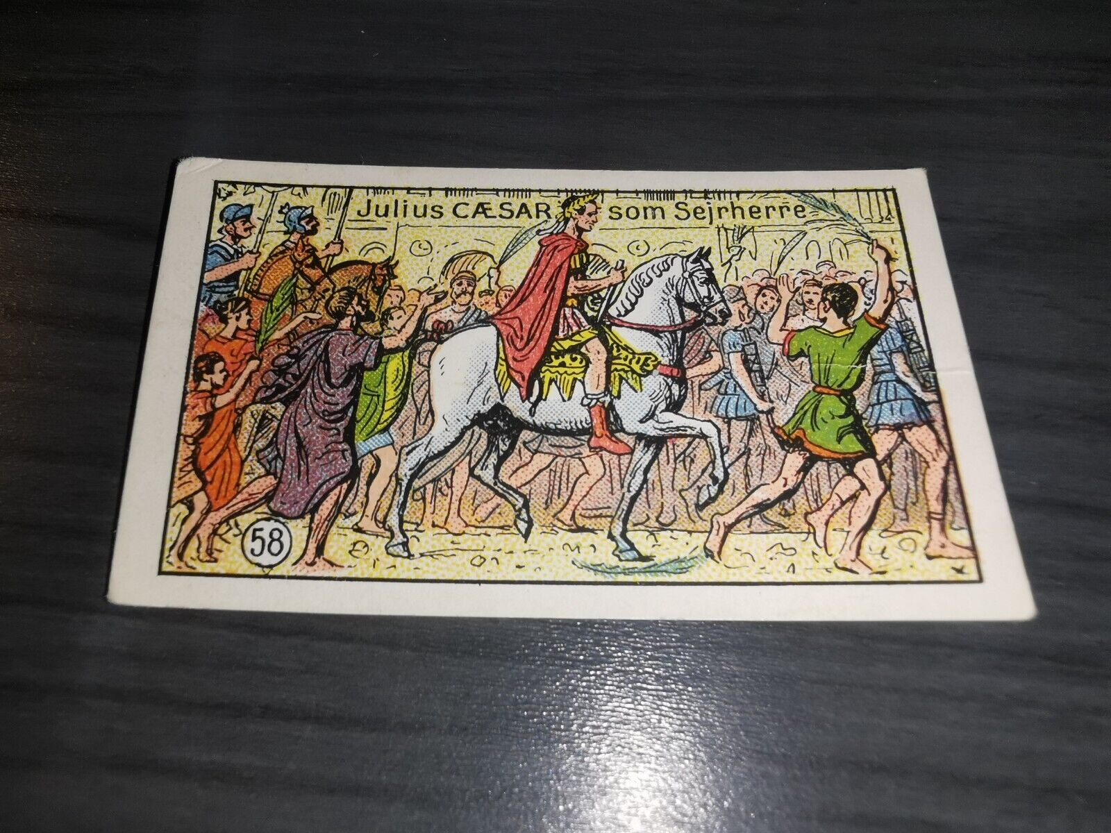 Julius Caesar Kanaris World history 1926 card Danish Version #58