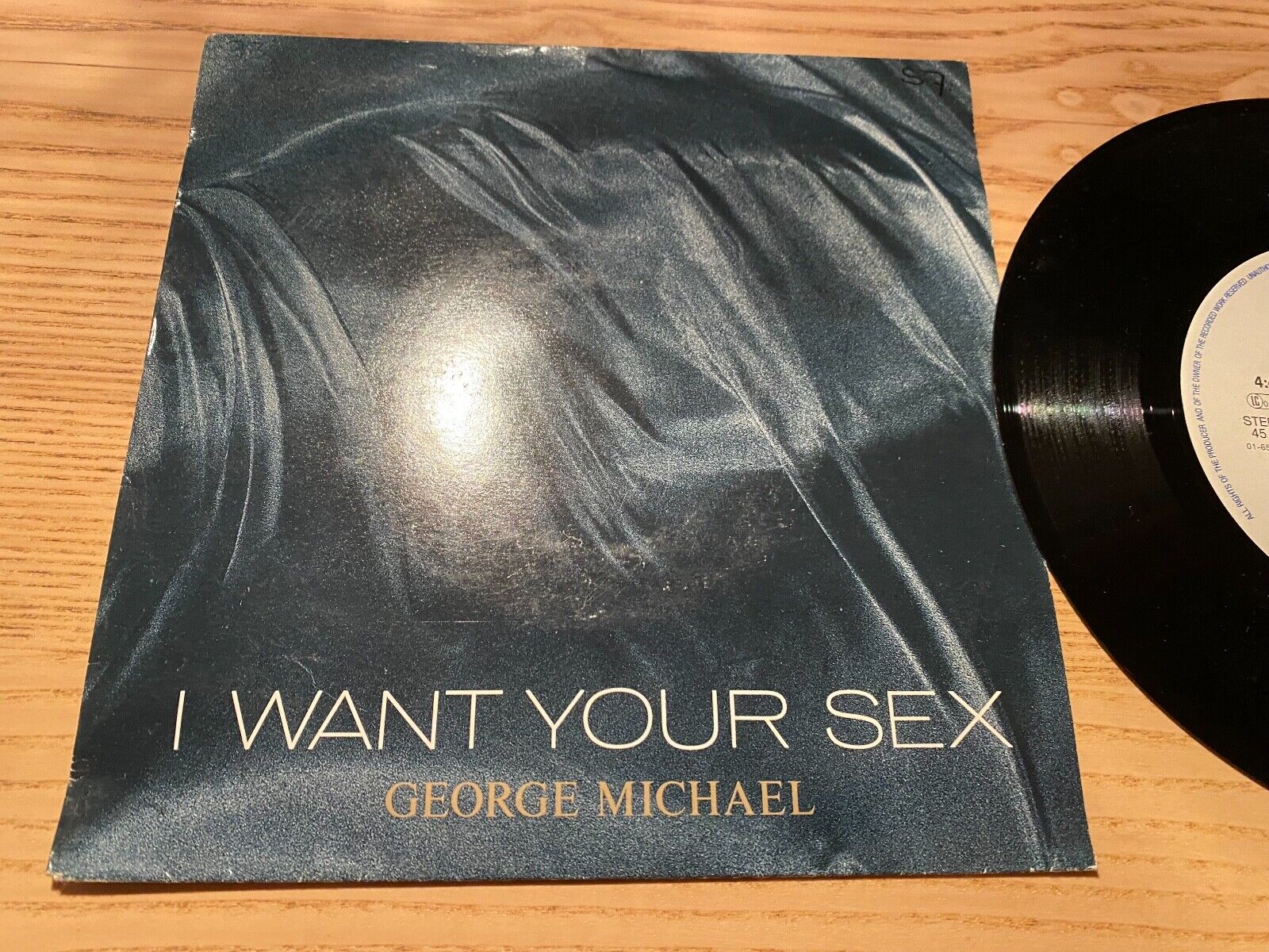 GEORGE MICHAEL"I WANT YOUR SEX" 1987 7" VINYL SINGLE EPIC RECORDS