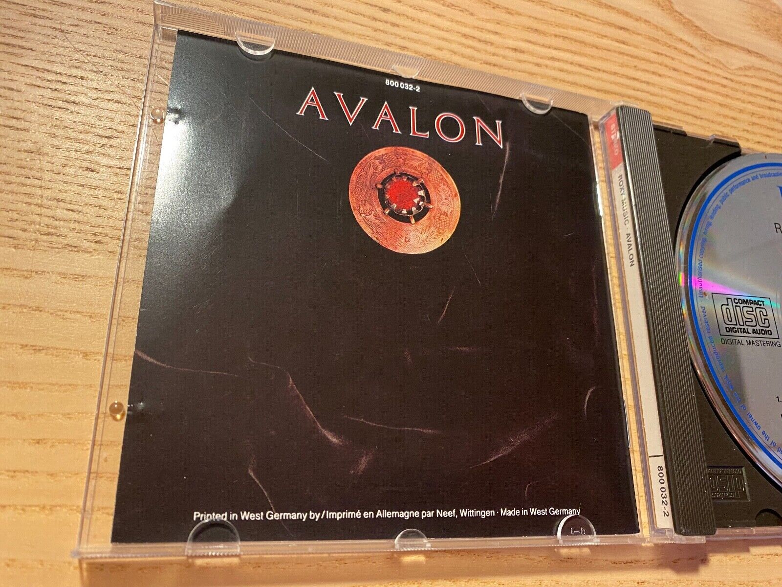 ROXY MUSIC "AVALON" 1982 CD ALBUM EG POLYDOR RECORDS 10 TRACK 1 PRESS GERMANY