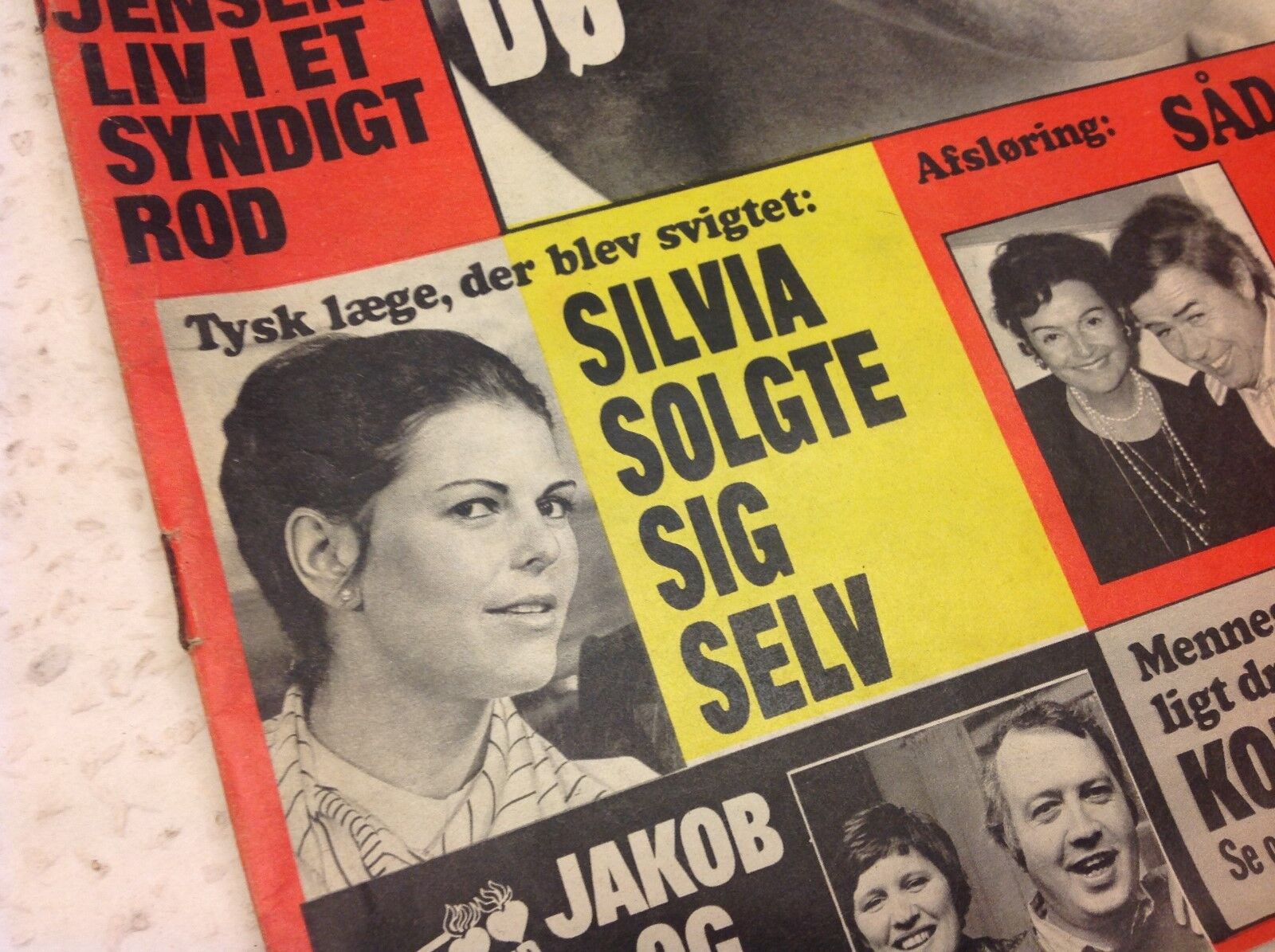 Queen Silvia King Carl Gustav Sweden Royals Danish Magazine 1976 "Se og Hoer"