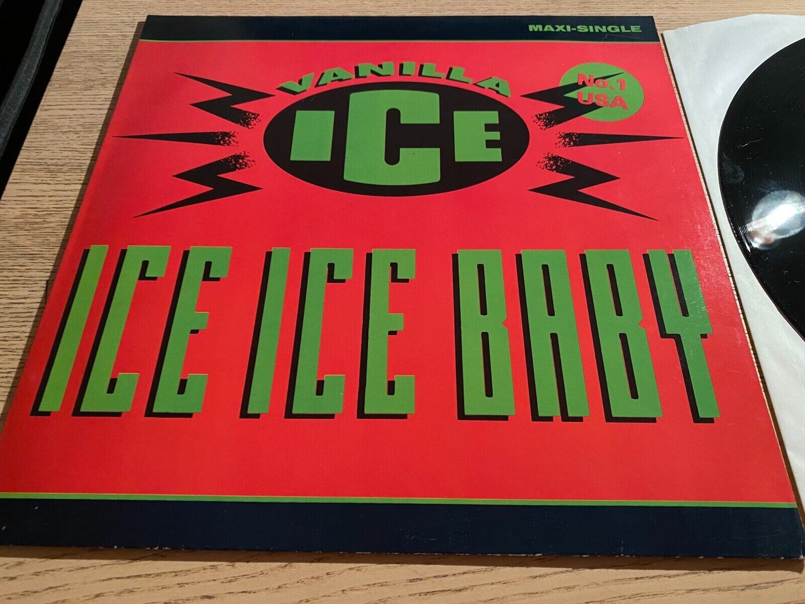 VANILLA ICE "ICE ICE BABY" 1990 12" MAXI SBK ULTRA EMI 3 REMIXES QUEEN SAMPLE 12