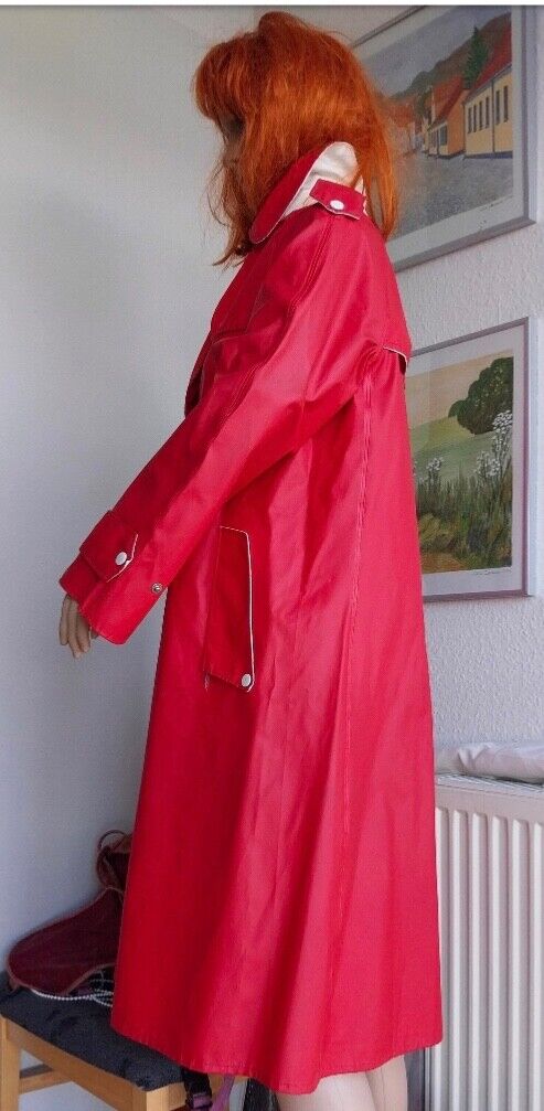 Raincoat PVC  Rubber coat rainwear rainwear raincape east Frisian barrel catsuit