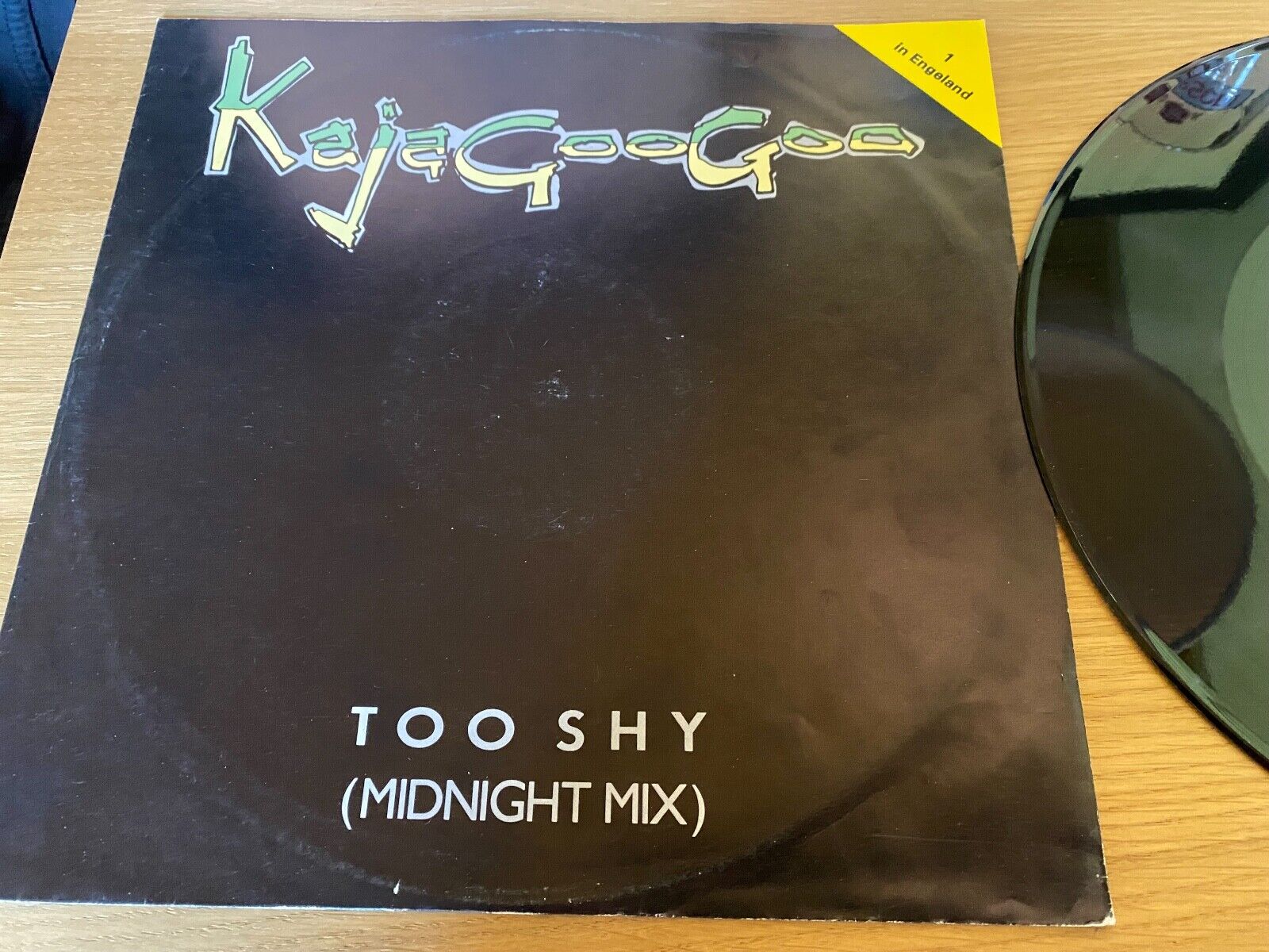 KAJAGOOGOO "TOO SHY" MIDNIGHT MIX 1982 DUTCH PRESSING 12" MAXI SINGLE 45 RPM EMI