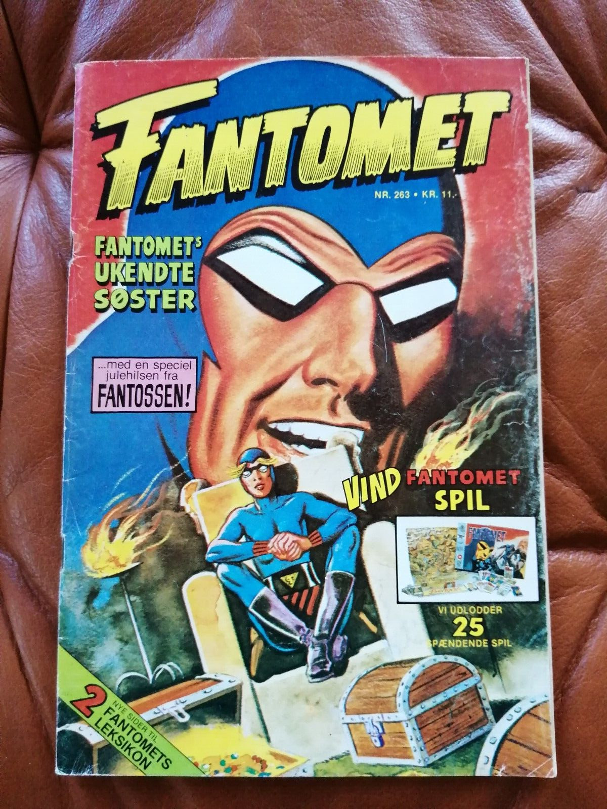 DenmarkComic magazine "FANTOMET"  The Phantom No 263 Interpresse 1985