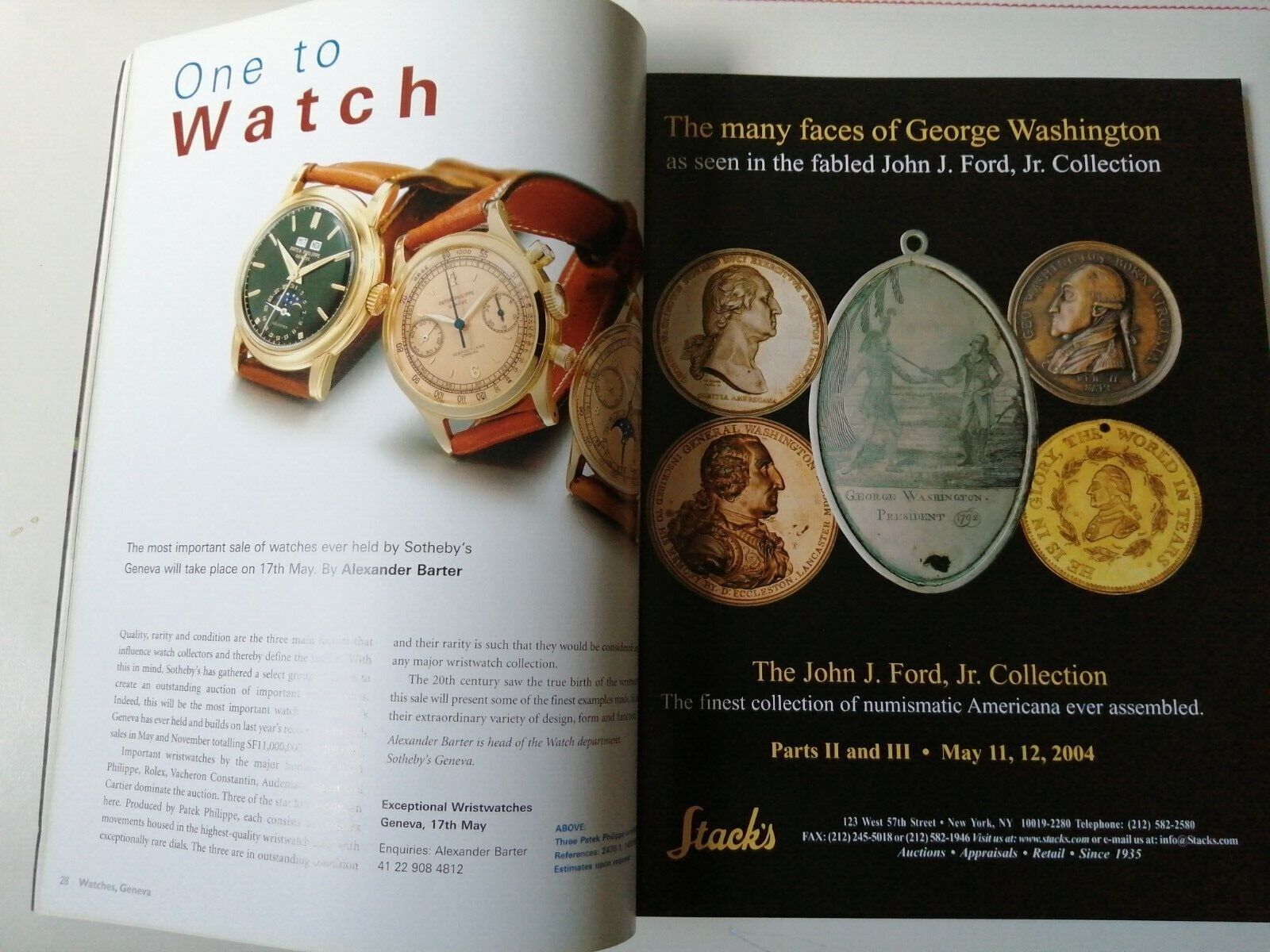 Sotheby's PREVIEW May 2004American PaintingsJewelleryFurnitureIrish Art etc