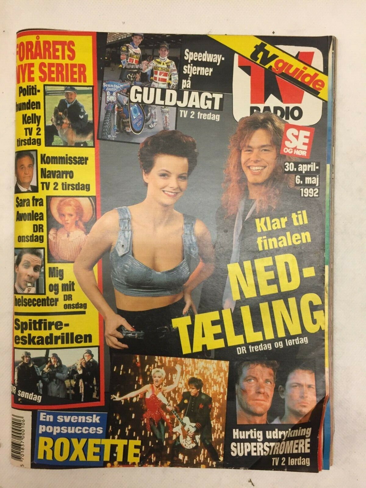 Luke Perry Dylan McKay Beverly Hills 90210 Danish Magazine 1992 "Se og Hoer"