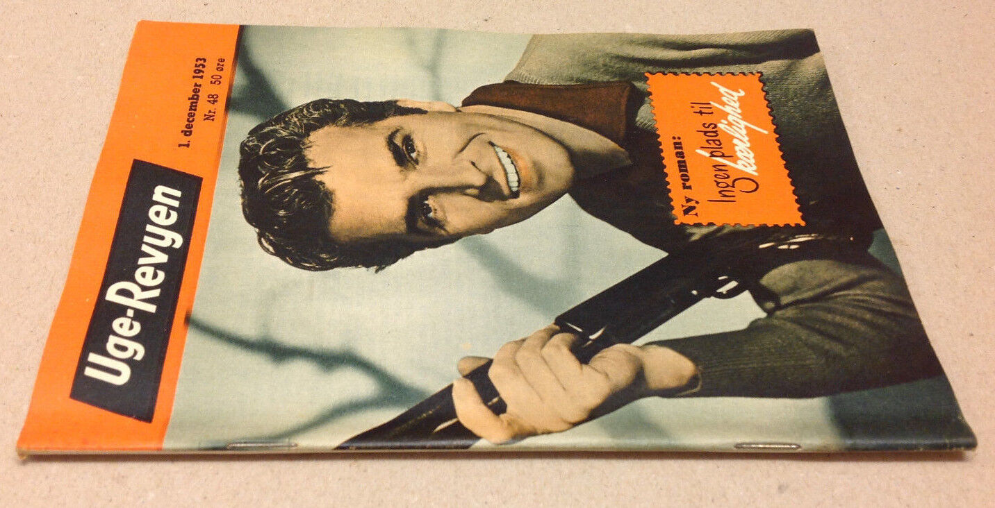 FERNANDO LAMAS FRONT COVER + HAIR DYE ON BACK COVER VINTAGE Danish Magazine 1953