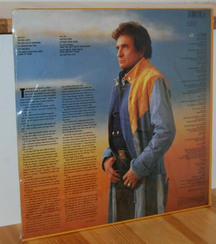 JOHNNY CASH Is Coming to Town LP Vinyl MINT SEALED