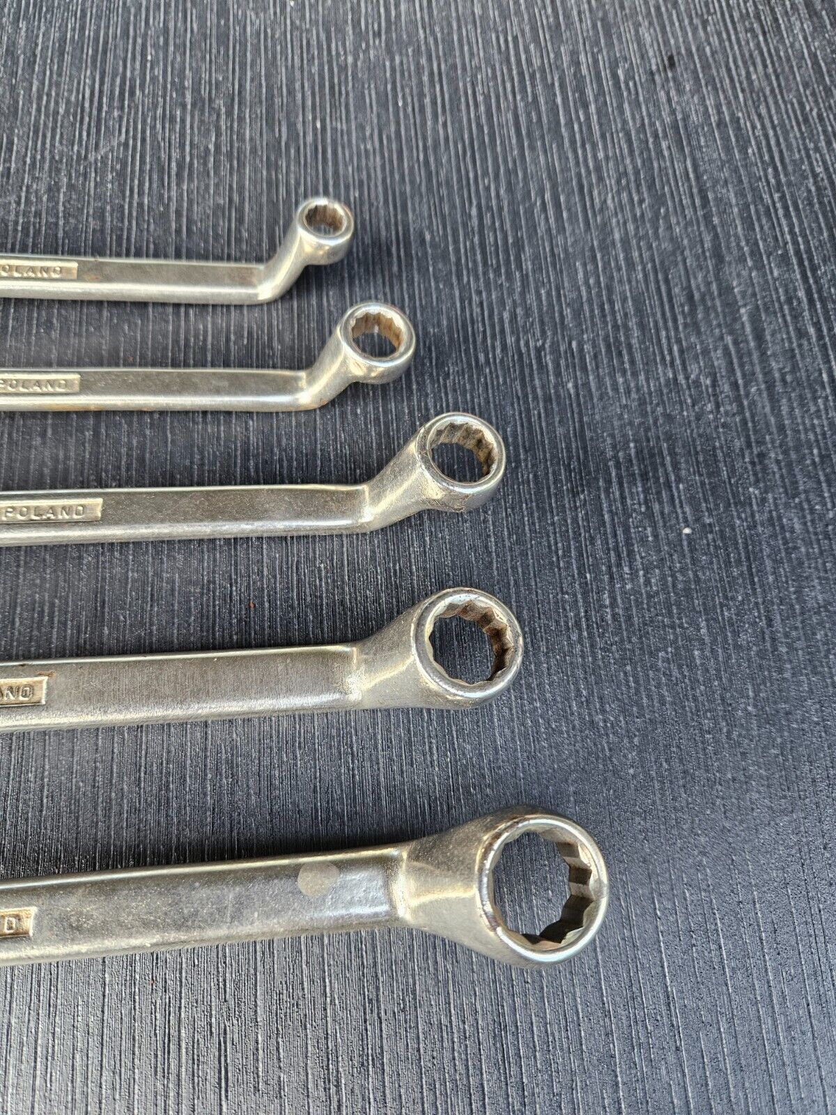 Set of Vintage Derby Offset Box End Wrench 5 pieces