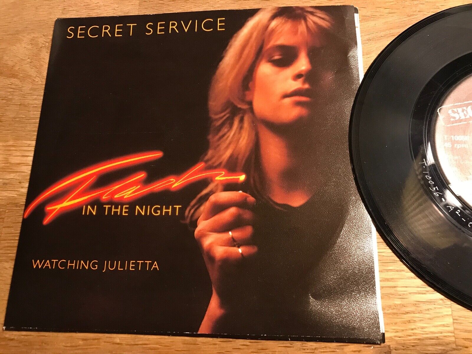 SECRET SERVICE "FLASH IN THE NIGHT" SWEDISH SINGLE NCB SONET RECORDS 1981 NCB***