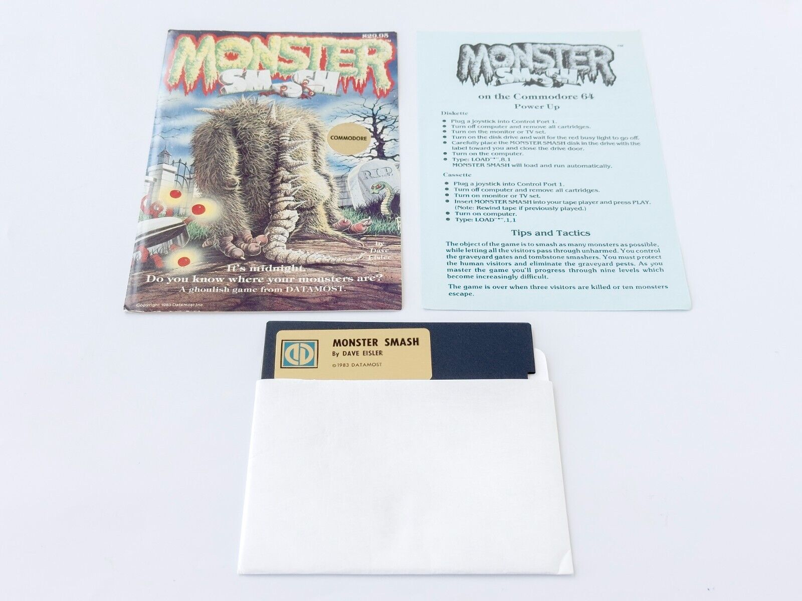 Monster Smash - Datamost - 1983 / Commodore 64