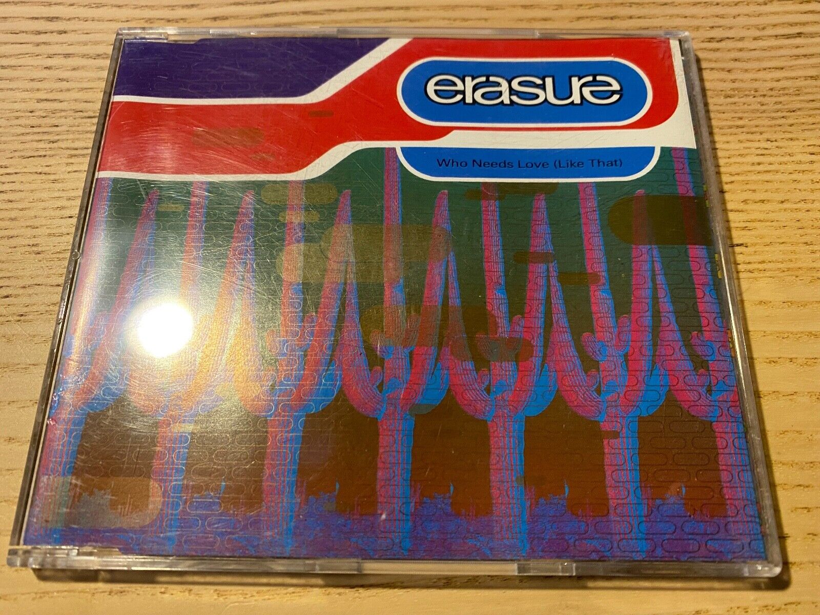 ERASURE "WHO NEEDS LOVE (LIKE THAT)" 1992 MUTE RECORDS 4 REMIX CD SINGLE SWEDEN*