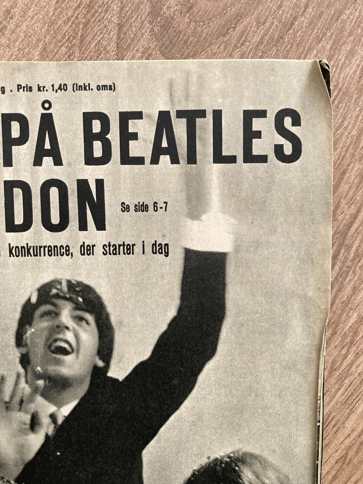 The Beatles London John Lennon Poul McCartney Danish Magazine 1965 Se og Hør