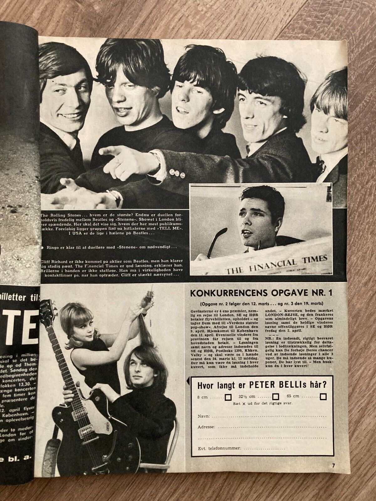 The Beatles London John Lennon Poul McCartney Danish Magazine 1965 Se og Hør