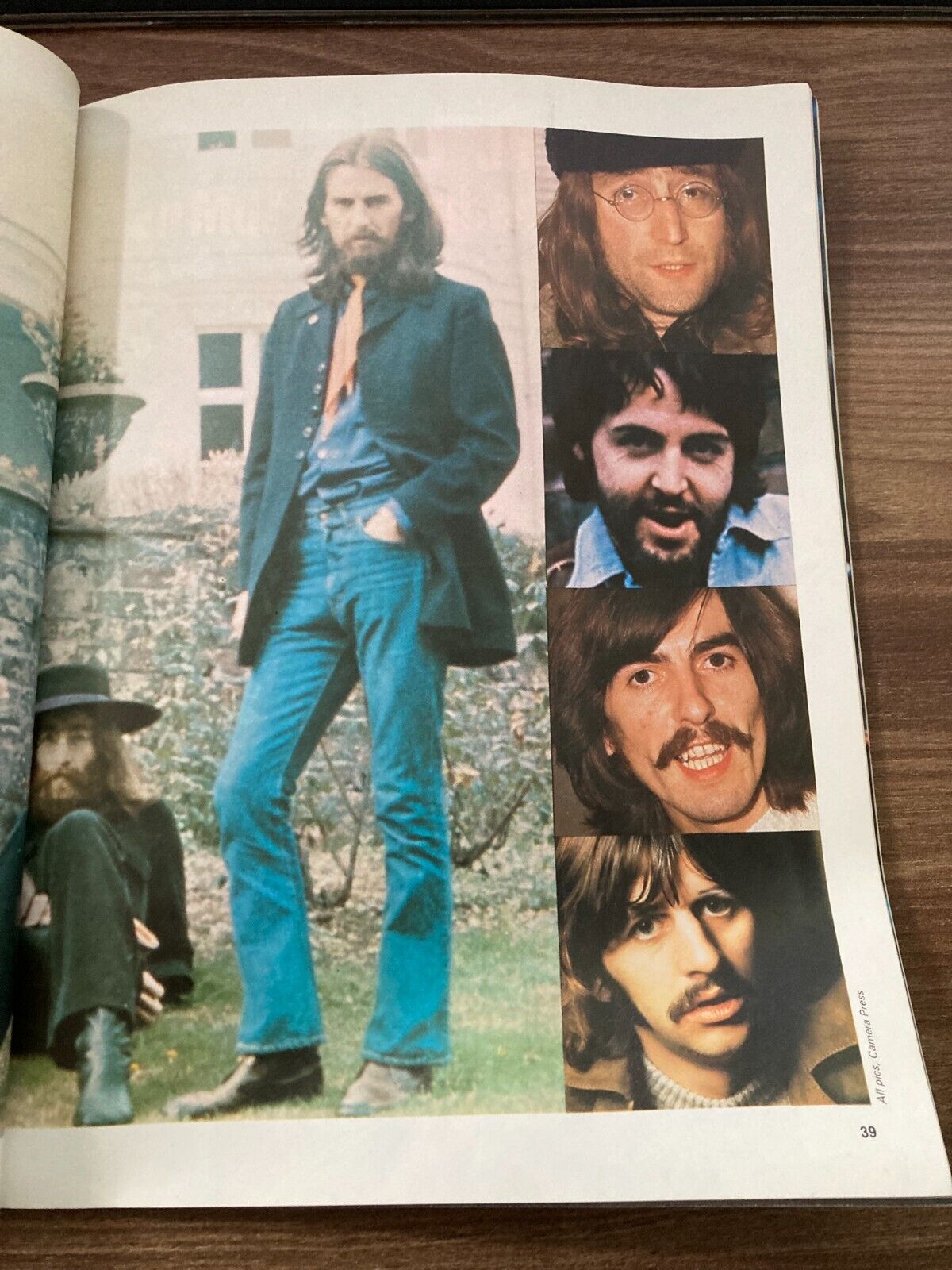 Historien Om Beatles - Vintage 1970s Danish Book - Beatles Years 1956-1970