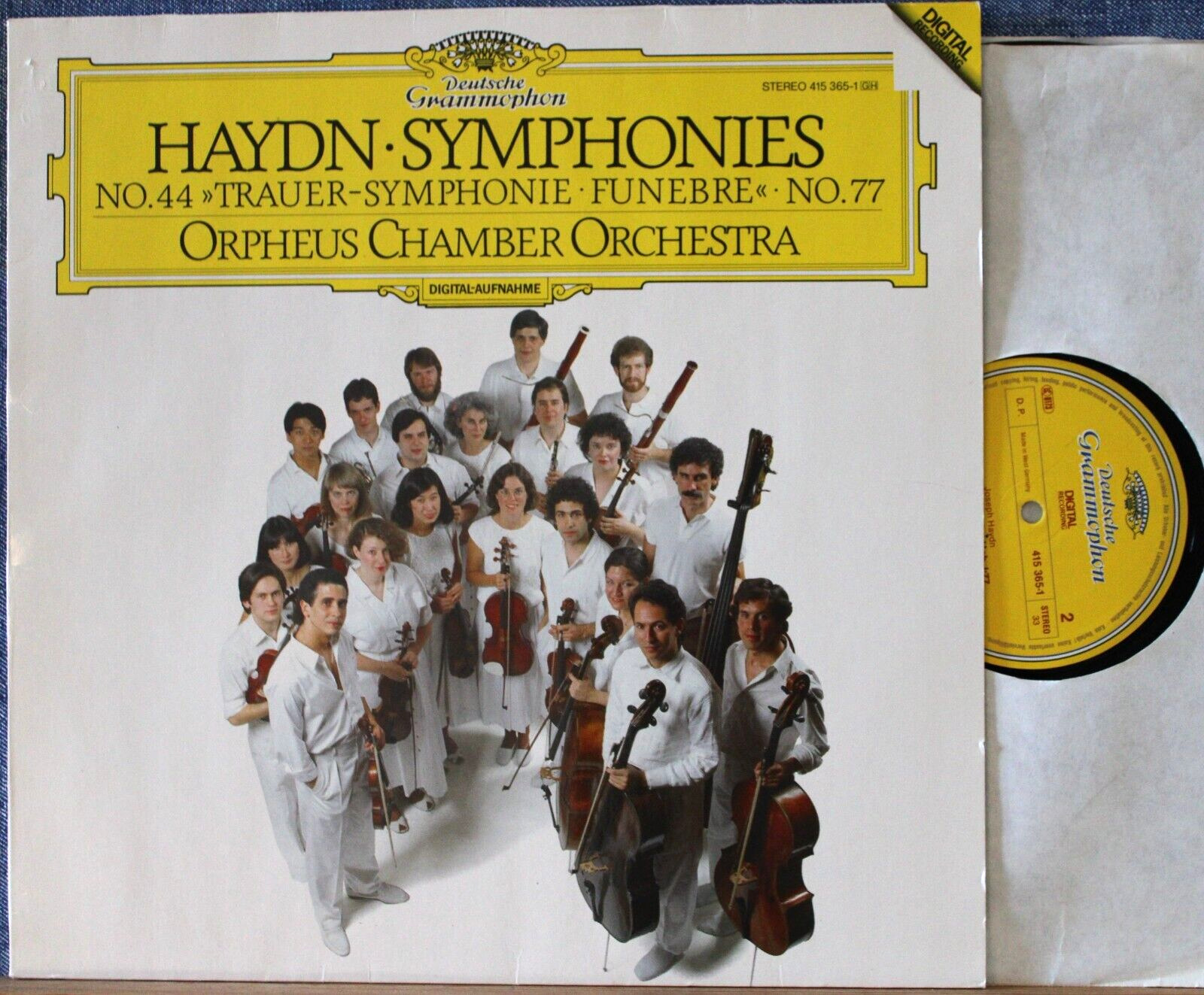 Orpheus Chamber Orchestra Haydn (Symphonies 44 + 77) DGG 415 365 dig NM