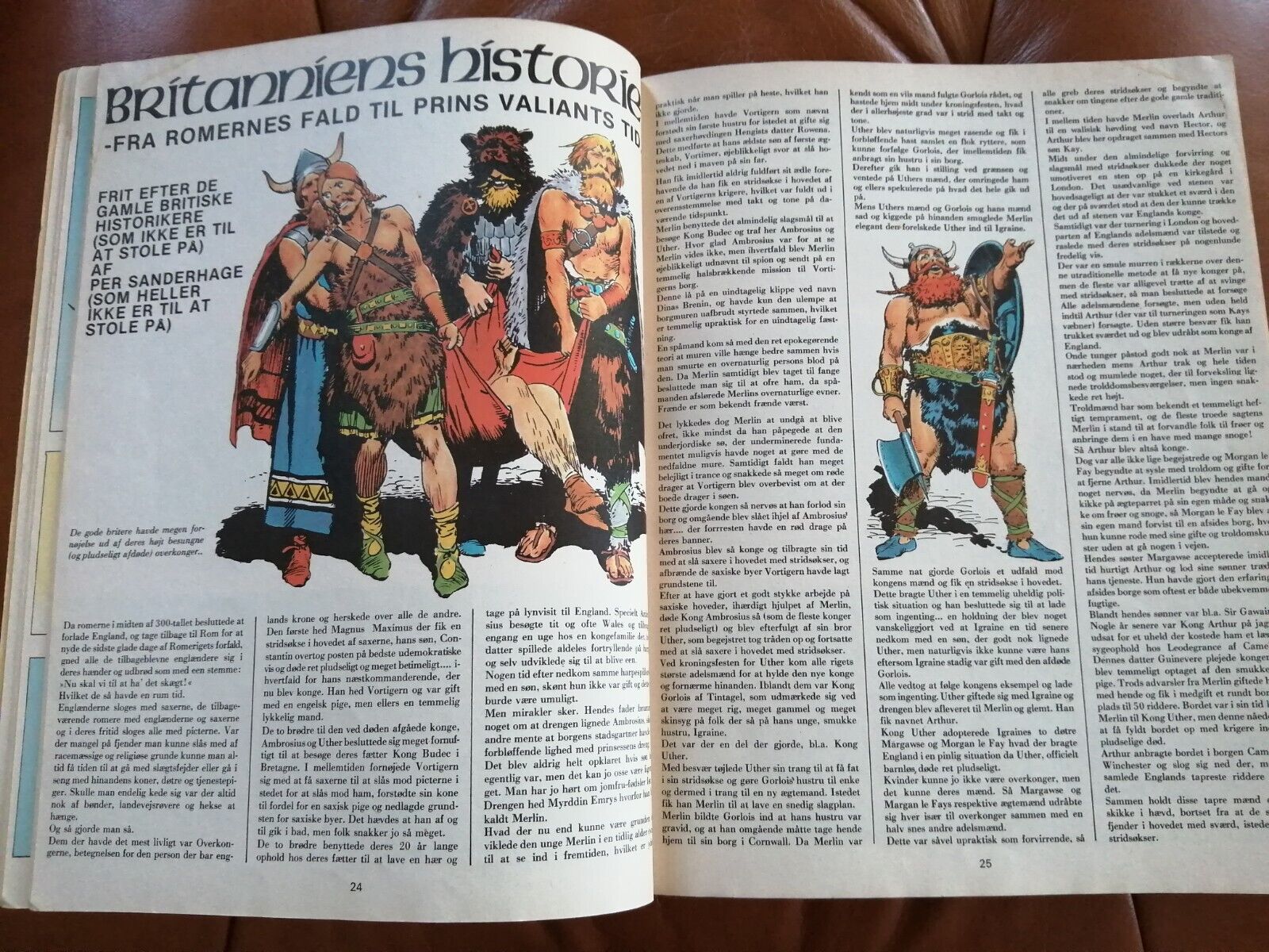 Danish comic book"Prins Valiant Det syngende sværd" No 2Harold RFoster1975