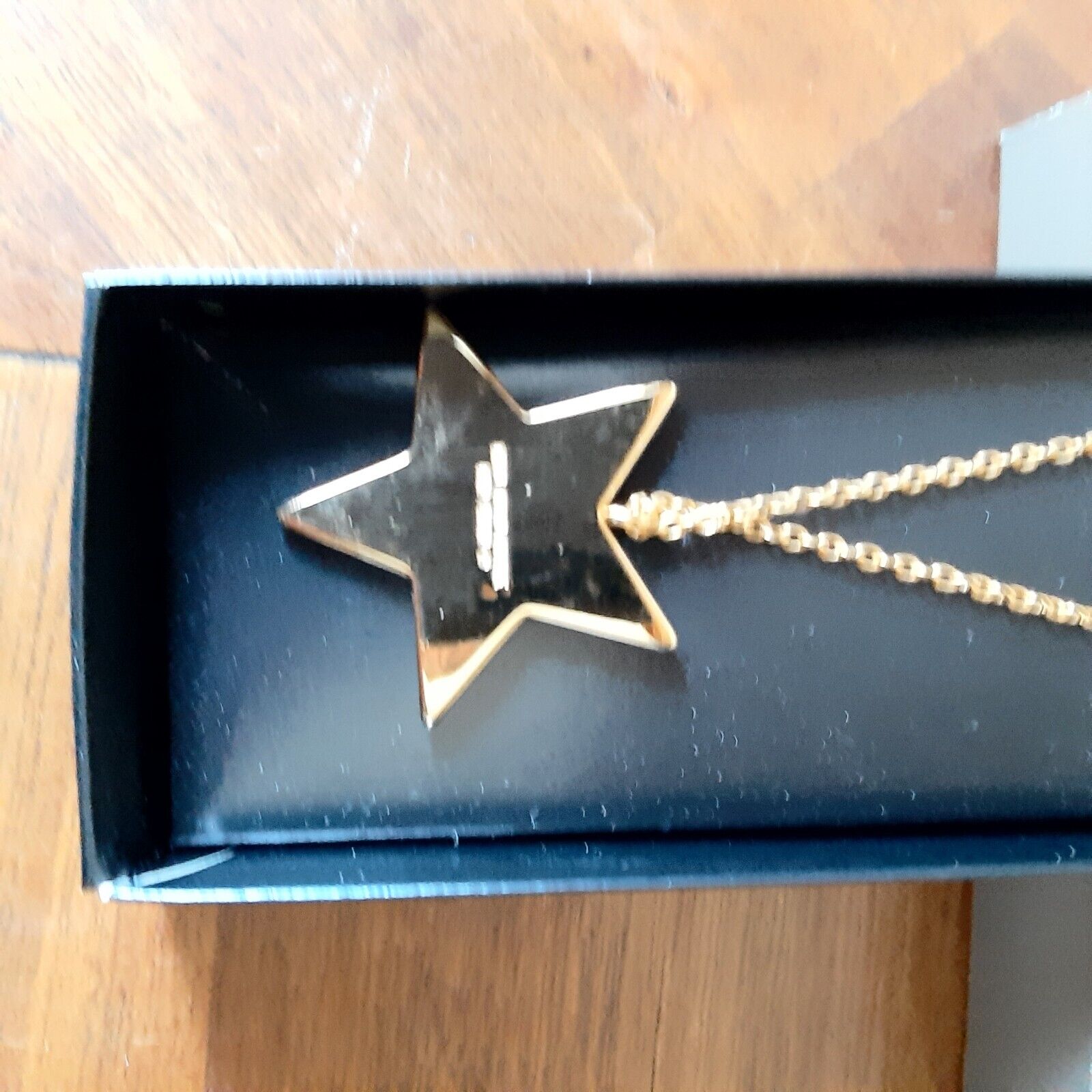 1990 STAR Golden Christmas Tree Ornament GEORG JENSEN Gold Plated