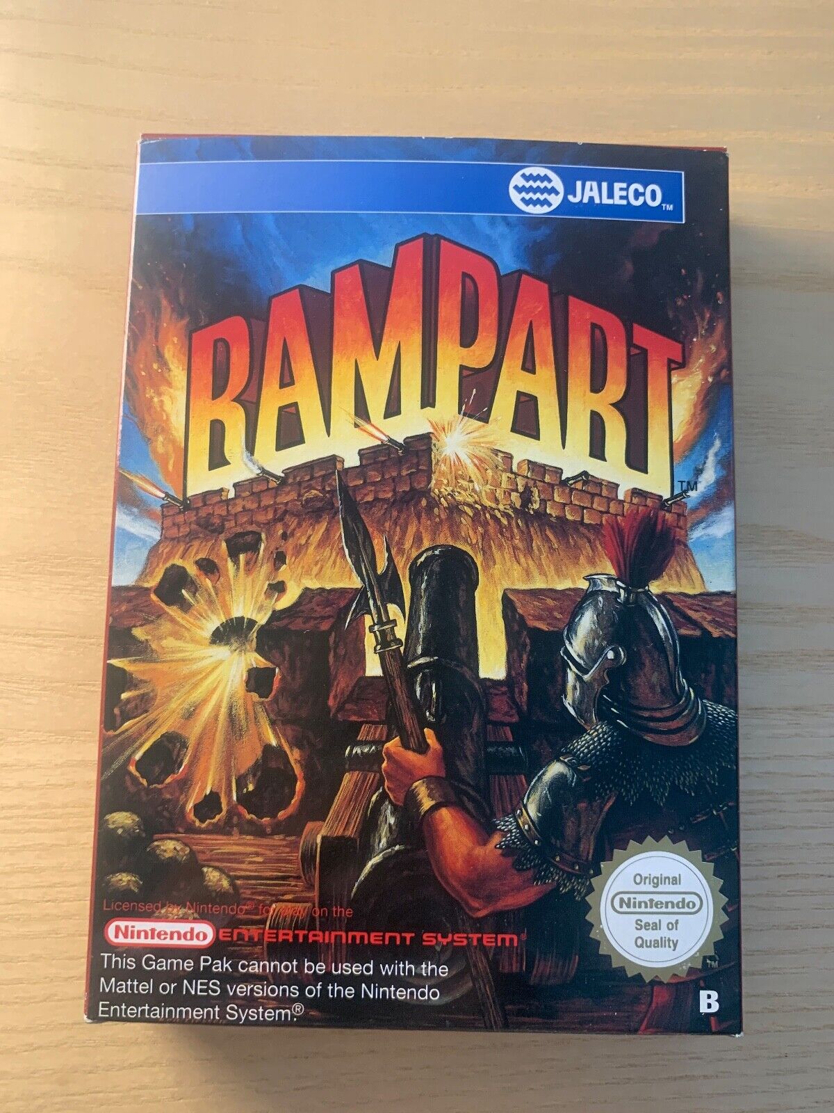 Nintendo NES Rampart Pal B NOE-CIB