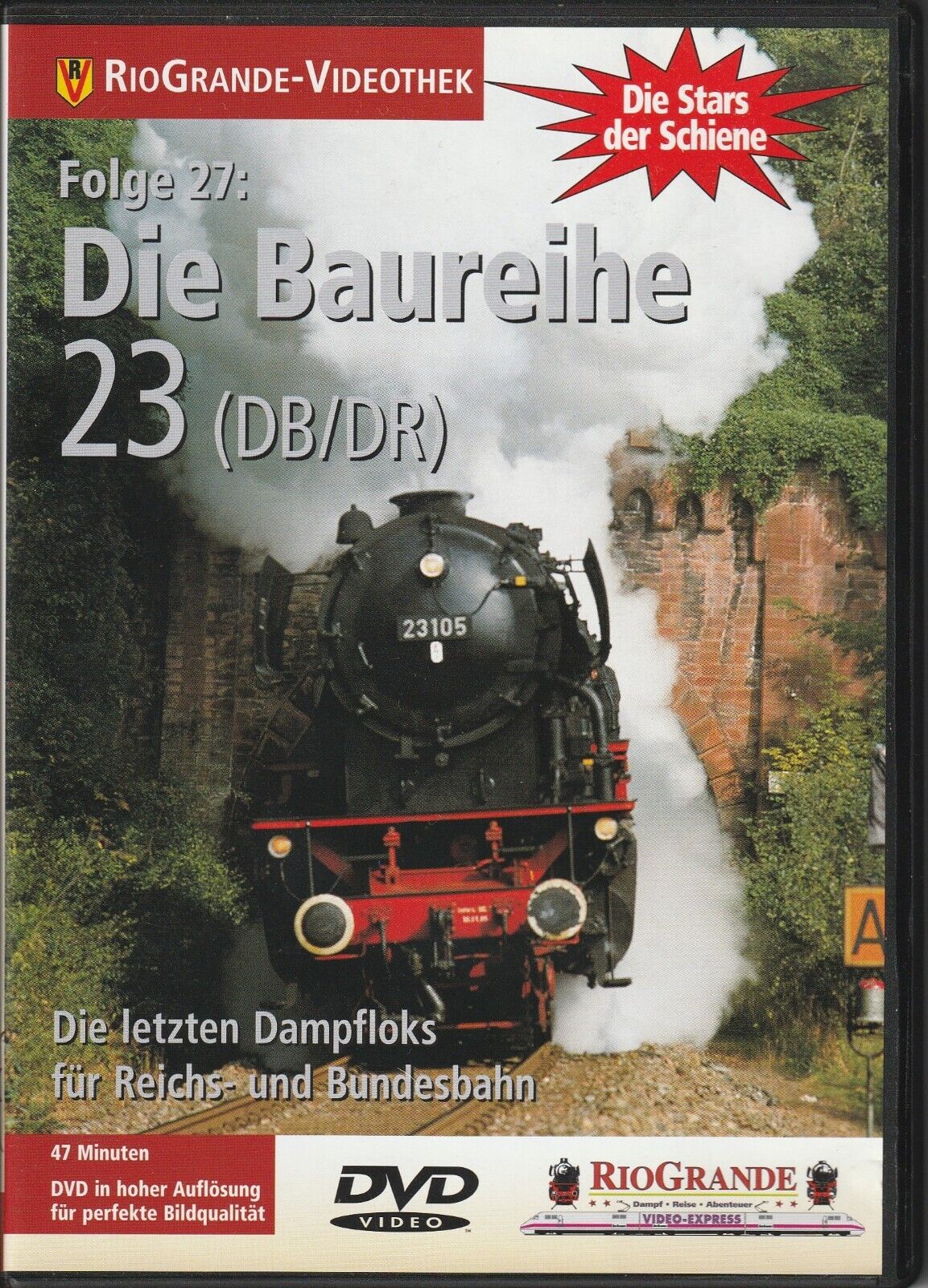 The Stars of Rail 27: The Series 23 (DR/DB) | Steam Locomotive Railway DVD