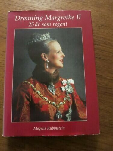 Danish Royal Book Queen MARGRETHE 25 years 1996 Henrik Joachim Frederik Bog100