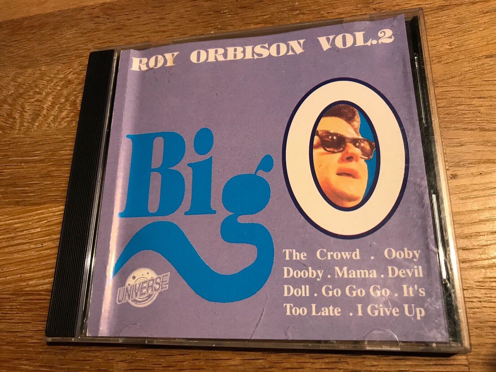 ROY ORBISON "VOL 2 BIG O" UNIVERSE CD ALBUM16 TRACK CDALBUM 1991 GEMA UN 1 019