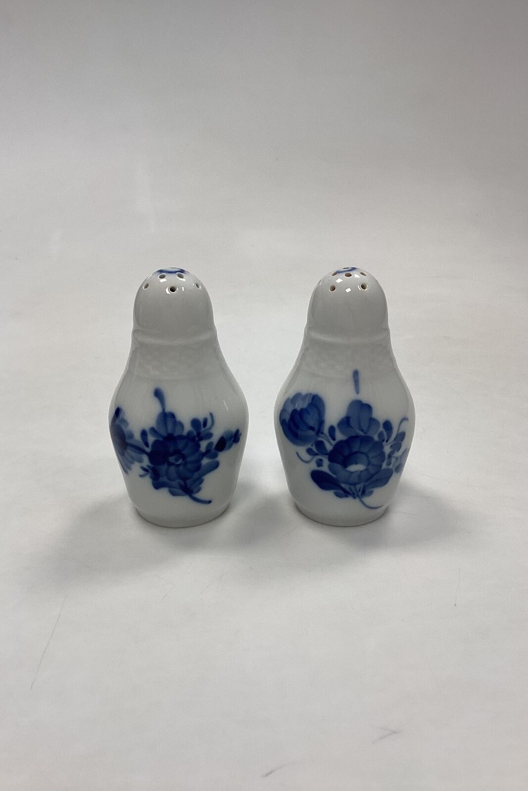 Royal Copenhagen Blue Flower Braided Salt and Pepper Shakers No 8221/8225