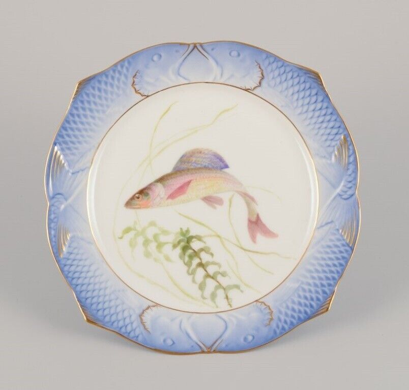 Royal Copenhagen Fauna Danica fish plate in porcelain Approx from 1930s