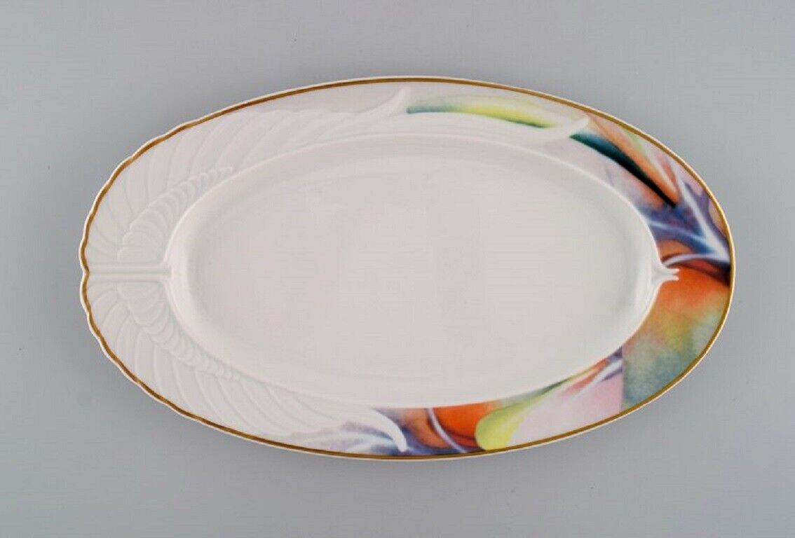 Paul Wunderlich for Rosenthal Mythos serving dish in porcelain 1980s / 90s