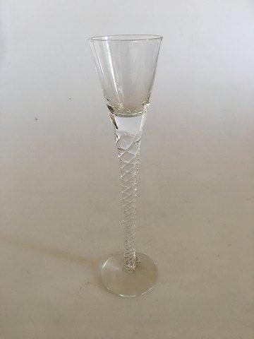 "Amager / Twist" Schnapps Sherry Glass Kastrup Glassworks