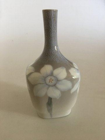 Royal Copenhagen Art Nouveau Vessel Vase No 200/135 with Daffodil decoration