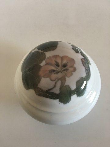 Royal Copenhagen Lidded Bowl No 483/400 with Flower Motif