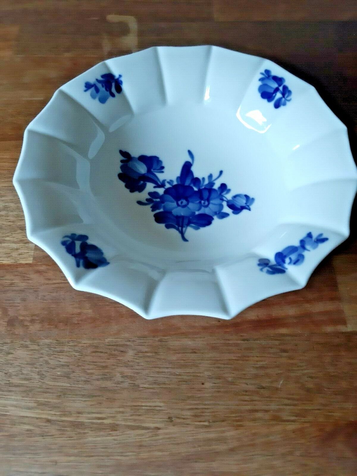 BLUE FLOWER Angular serving BOWL Royal Copenhagen # 10-8557 Factory Second