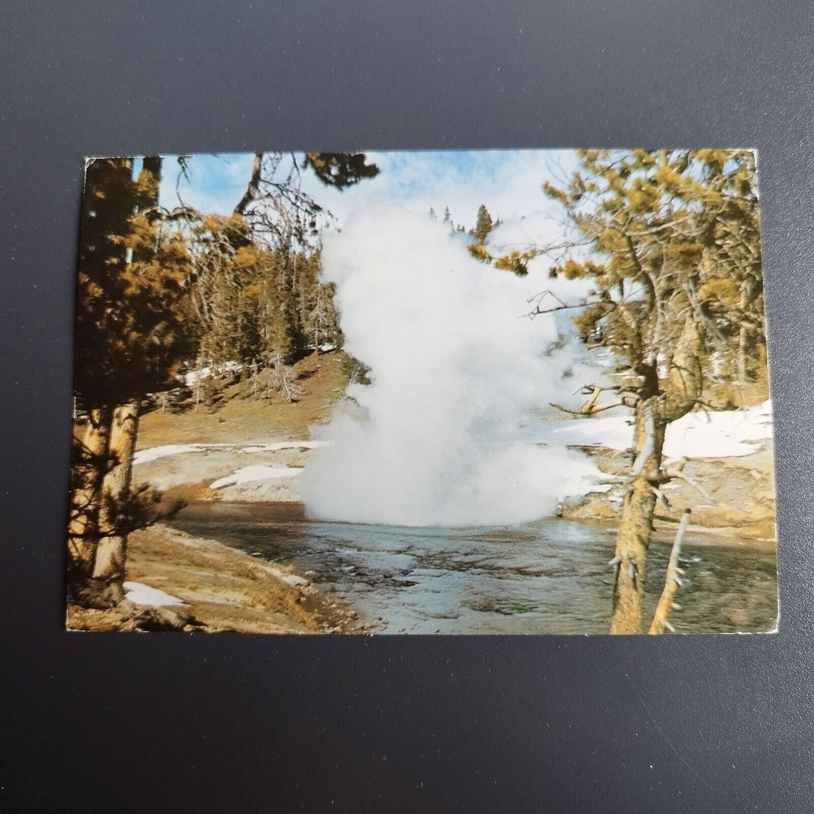 California Riverside Geyser Yellowstone National Park - 1980