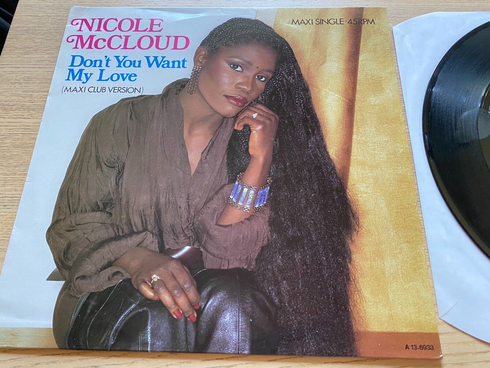 NICOLE MCCLOUD " DON´T YOU WANT MY LOVE" MAXI CLUB VERSION  DUB 1985 DUTCH 12"