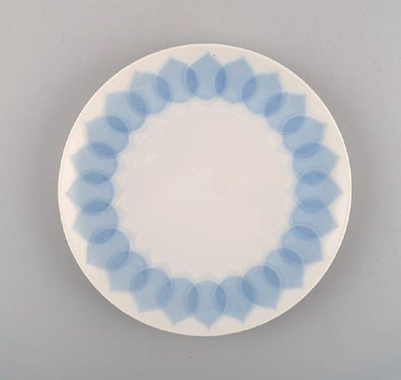 Bjørn Wiinblad for Rosenthal Twelve Lotus porcelain salad plates 1980's