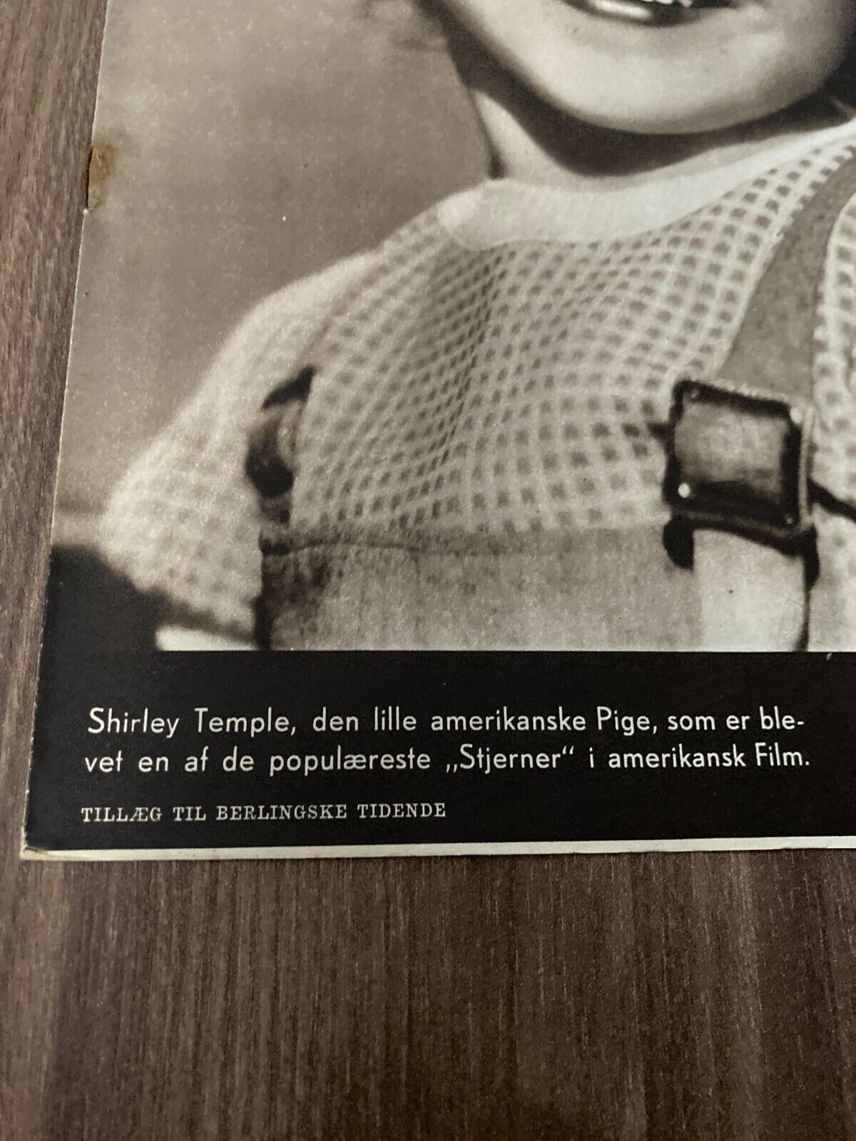 Shirley Temple Complete Original Danish Magazine 1935 "Berlingske IT"